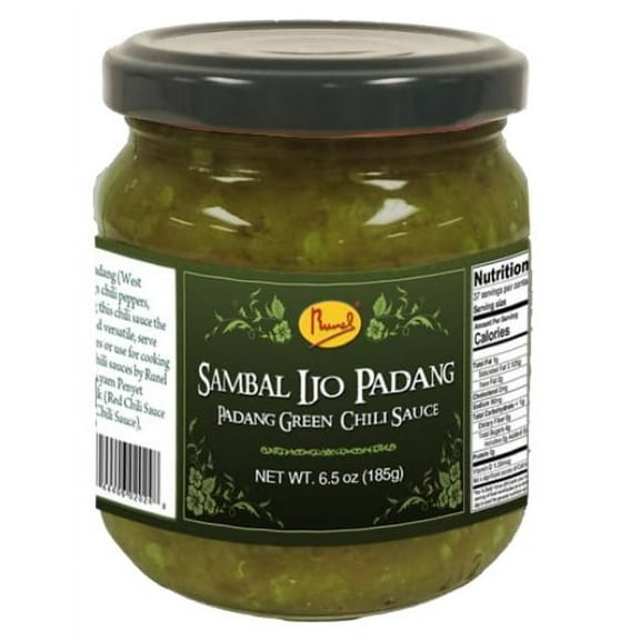 Runel Sambal Ijo Padang (Padang Green Chili Sauce) 6.5 oz