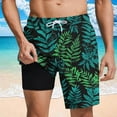 thumbnail image 1 of Runfenguu Long Shorts For Men, Dress Shorts Men'S Sports Shorts Beach Pants Elastic Waist Drawstring Pockets Casual Print Knee Length Shorts Mens Workout Shorts, 1 of 6