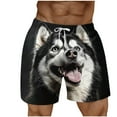 thumbnail image 1 of Runfenguu Padded Bike Shorts For Men, Men Shorts Men Casual Fashion Print Shorts With Pockets Elastic Waist Beach Pants Dress Shorts For Men, 1 of 5