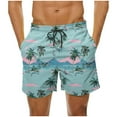 thumbnail image 1 of Runfenguu Shapewear Shorts, Mens Sleep Shorts Men'S Special Print Drawstring Waistband Beach Casual Pocket Trouser Shorts Pants Soccer Shorts Men, 1 of 5