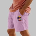 thumbnail image 1 of Runfenguu Summer Dresses Short, Summer Dresses Short Men Casual Print Pocket Elastic Waist Straight Half Beach Shorts Pants Sport Pants Mens Shorts Cargo, 1 of 4