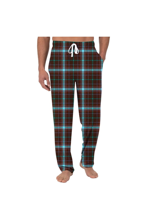 Sweatpants For Men Hiking Pants Men Men Printing Elastic Waist Draw Rope Pocket Full Length Pants Mens Golf Pants
