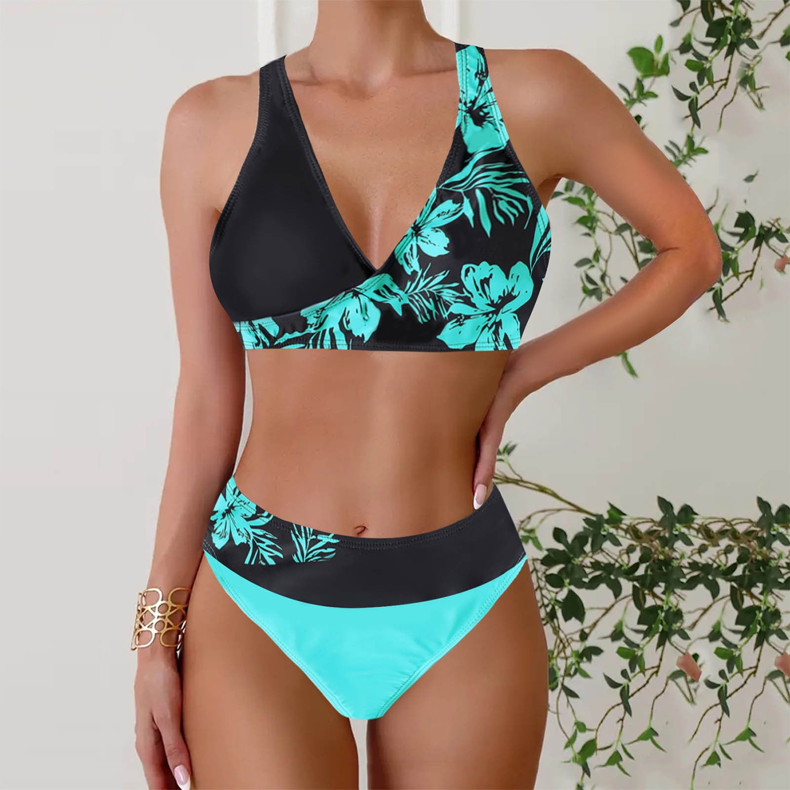 Women's Sports Outdoor Bikini Split Swimsuit