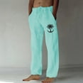 thumbnail image 1 of Runfenguu Work Pants For Men Mens Sweatpants Men Fashion Print Casual Elastic Waist With Pocket Trousers Sport Pants Boho Pants, 1 of 4