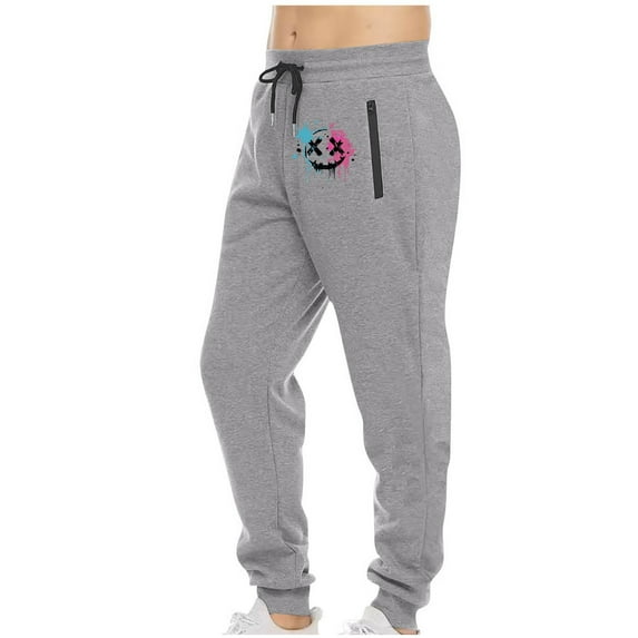 Runfenguu Work Pants For Men Tactical Pants For Men Men'S Sports Pants Tapered Running Exercise Pants Drawstring Running Pants Printed Pants Motorcycle Pants