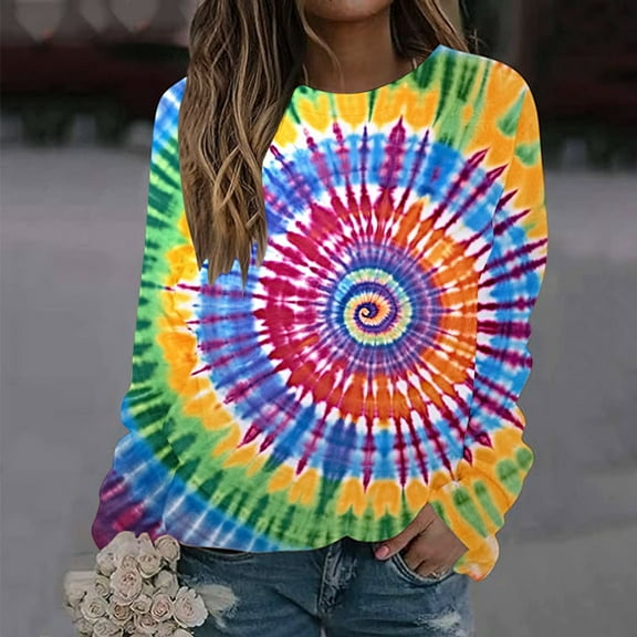 Runfenguu Workout Top For Women Funny T Shirts Women'S Printed Casual Printed Long Sleeve Round Neck