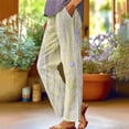thumbnail image 1 of Runfenguu Y2K Pants, Lightweight Pants Women Women'S Printed Rolled Casual Pocket Straight Leg Pants, 1 of 5