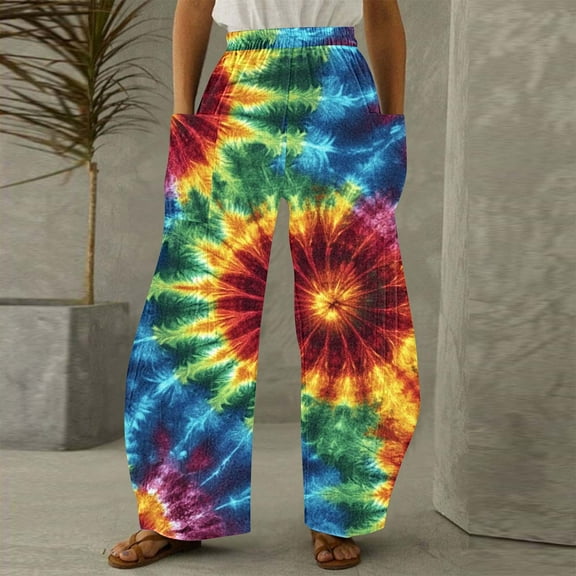 Runfenguu Y2K Sweatpants, Baggy Pants Women Women Fashion Printed Straight Leg Wide Leg Pants Loose Casual Pants