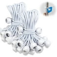 thumbnail image 1 of Rungopro 100 Pcs 6" Ball Bungee Cords, Heavy Duty Bungee Canopy Cord Balls Canopy Tarp Tie Down Bungee Balls for Camping, Shelter, Cargo, Tent Poles, 1 of 7