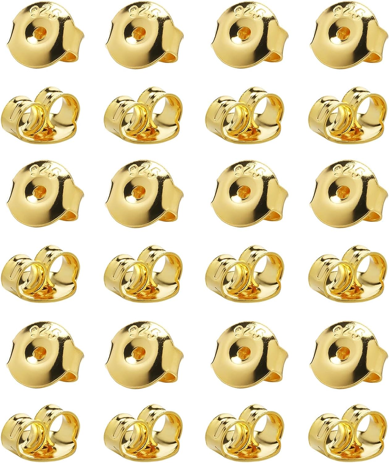 Haobase 200pcs Training Pads for Clear Rubber Bullet Clutch Earring