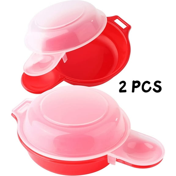 Rungopro 2 sets Microwave Egg Cooker, Fast Egg Hamburg Omelet Maker Kitchen Cooking Tool