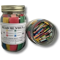 Rungungde Bible Verse Jar Read Me When Bible Verses Jar for Emotions and Feelings, Bible Snippets Verse In A Jar, Christian Gifts Church Biblical Faith Based Valentines Gift or Thank You