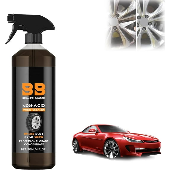 Rungungde Brake Bomber Cleaner Powerful Wheel Cleaner, Automobile Wheel Cleaner, Perfect for Cleaning Wheels and Tires, Safe on Alloy and Car Paint