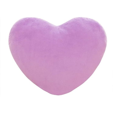 Rungungde Cute Mini Love Heart Shape Throw Pillow - 6 x 6Inch | Ultra Soft Cushion Bed Pillows for Christmas Valentines Day Birthday Room Decorations, Ideal Gifts for Her