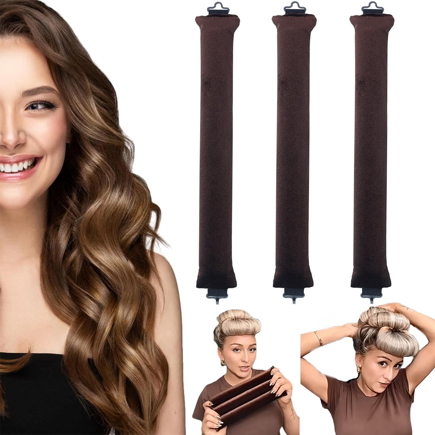 Rungungde Overnight Blowout Rods Heatless Blowout Overnight Curls