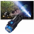 thumbnail image 1 of Rungungde Three-Eyed Monster Mini Flashlight - Rechargeable Flashlights High Lumens Flash Light, Mini Flash Super Power Flashlight, Portable LED Flashlights for Outdoor Camping Hiking Travel, 1 of 8