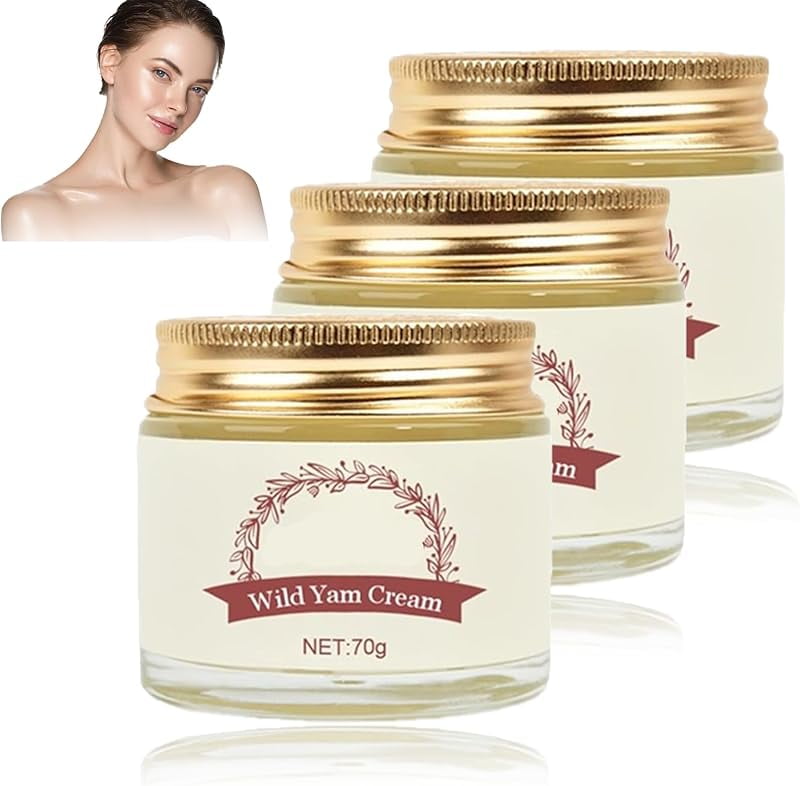 Organic Wild Yam Cream For Hormone Balance - Menopause & Perimenopause Support For Women & Men