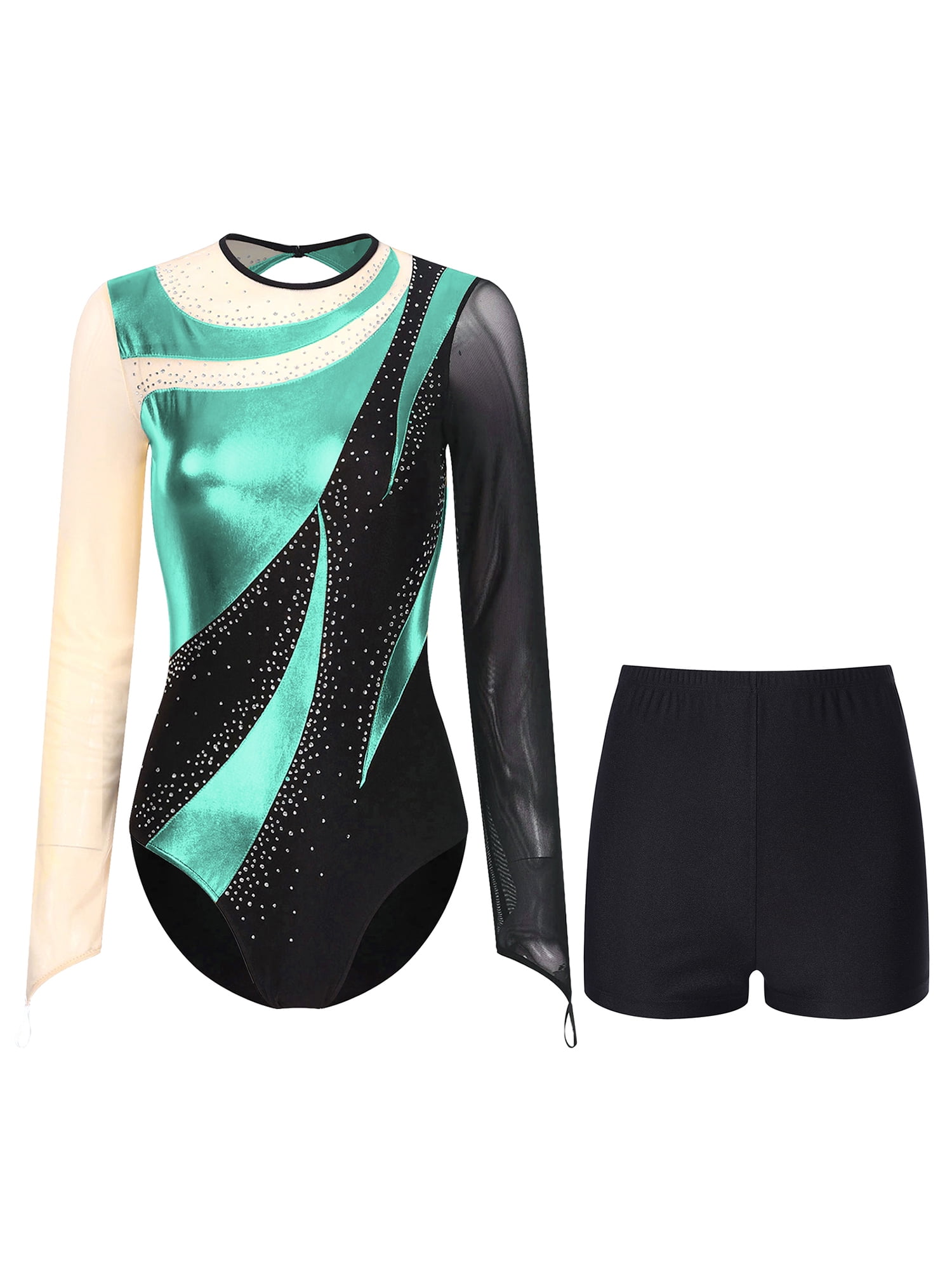 トップス house on the hill 70 Bodysuit (Ballet) Danshuz Lace Corset Center Tank Leotard 22105c - Black and
