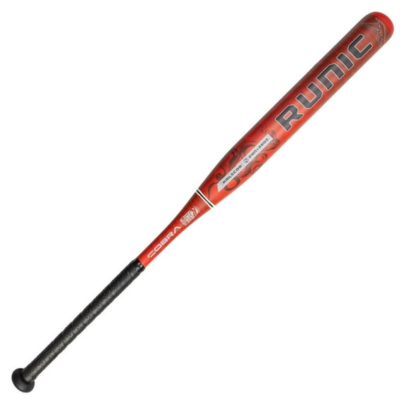 Runic COBRA Slowpitch Softball Bat Balanced 34"/28oz Red