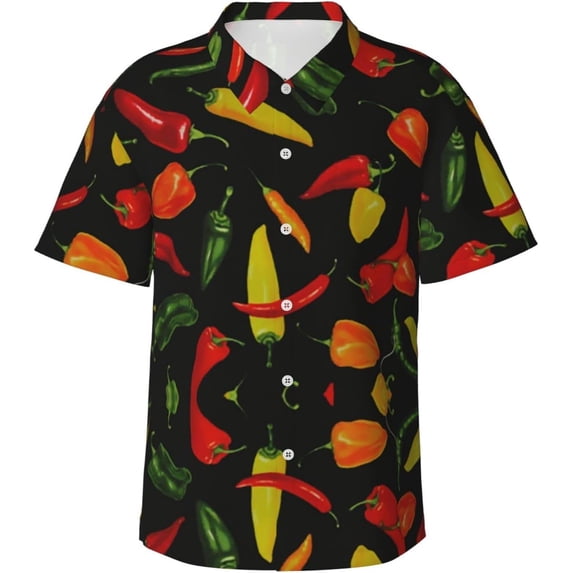 Runic Compass Viking Mens Hawaiian Shirt Short Sleeve Casual Button Up Tropical Summer Beach Shirt