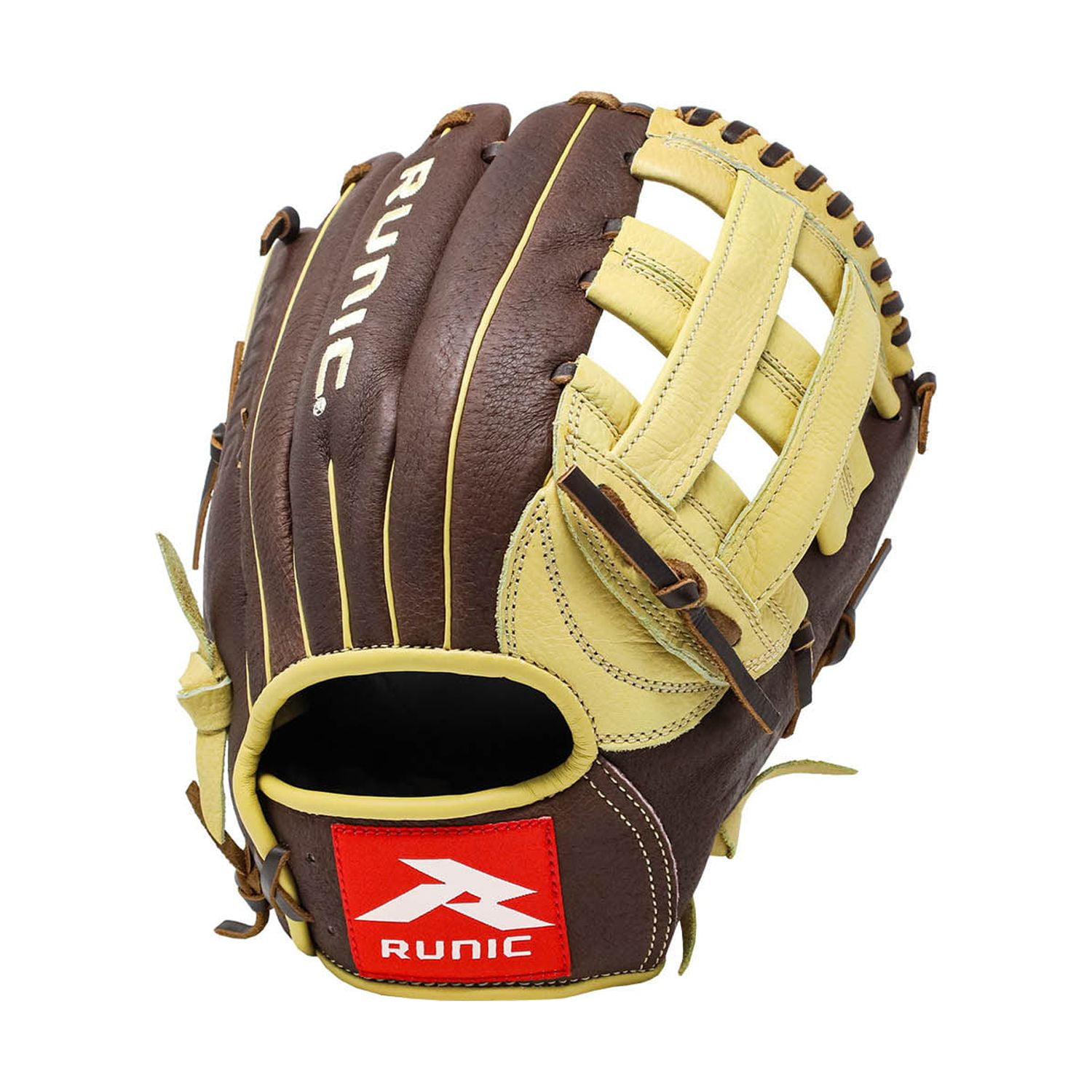 Runic RP125 Genuine Leather Softball Glove H web 12.5 inches RHT