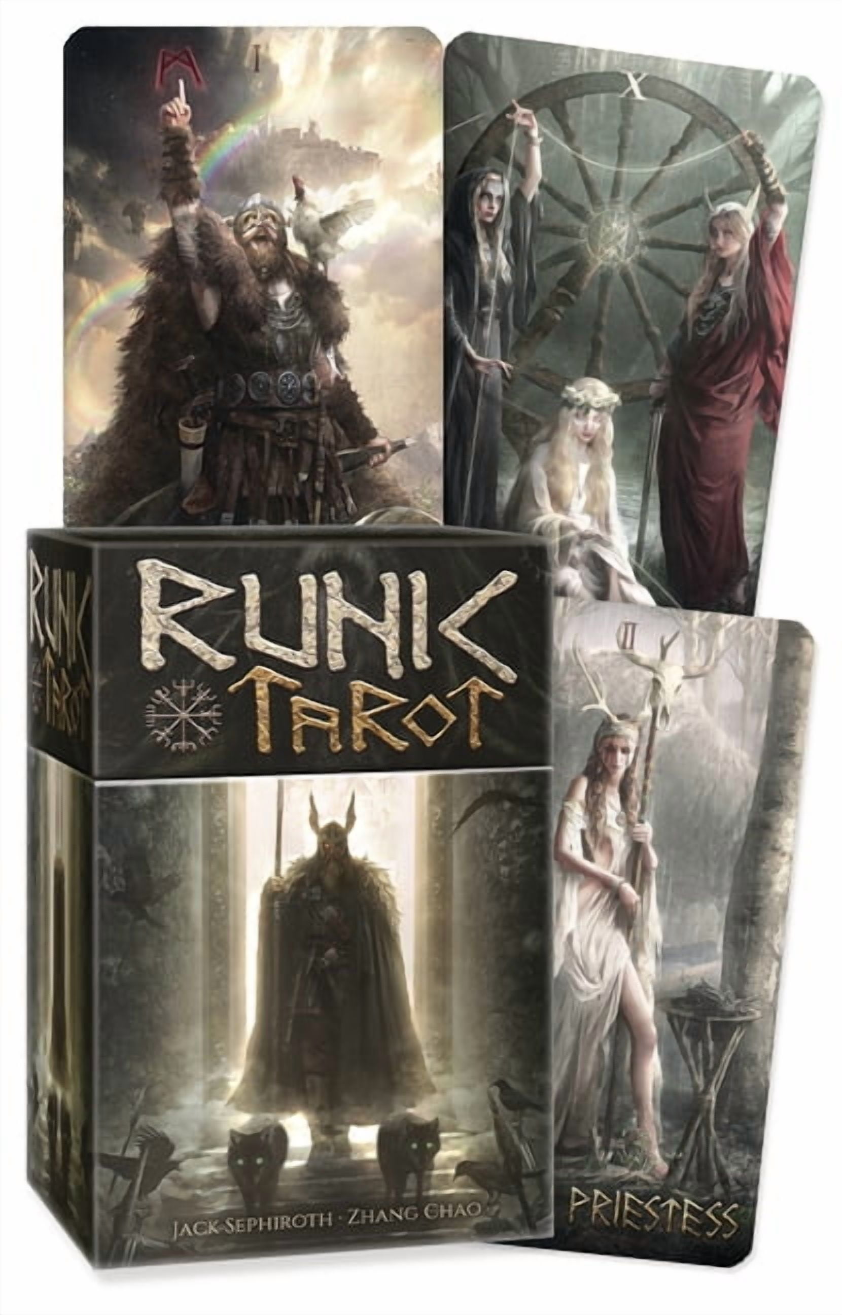 【タロット】RUNIC TAROT Runic Tarot Runic Tarot Deck, (Hardcover) - Walmart.com