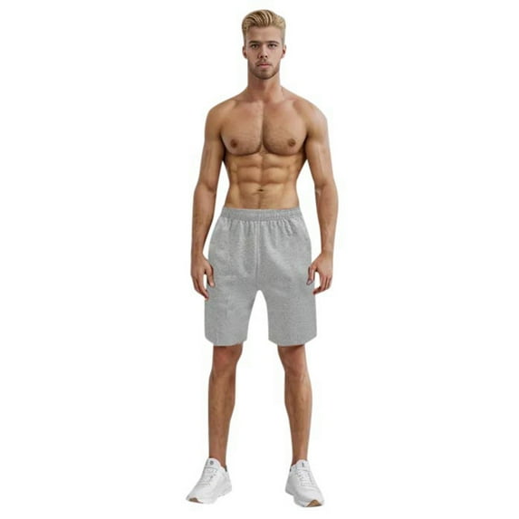 Runing Sports Pockets Color Loose Casual Pants Solid Shorts Straight Embroidered Summer Men Drawstring Men's Casual Shorts