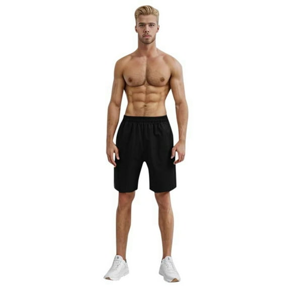 Runing Sports Pockets Color Loose Casual Pants Solid Shorts Straight Embroidered Summer Men Drawstring Men's Casual Shorts