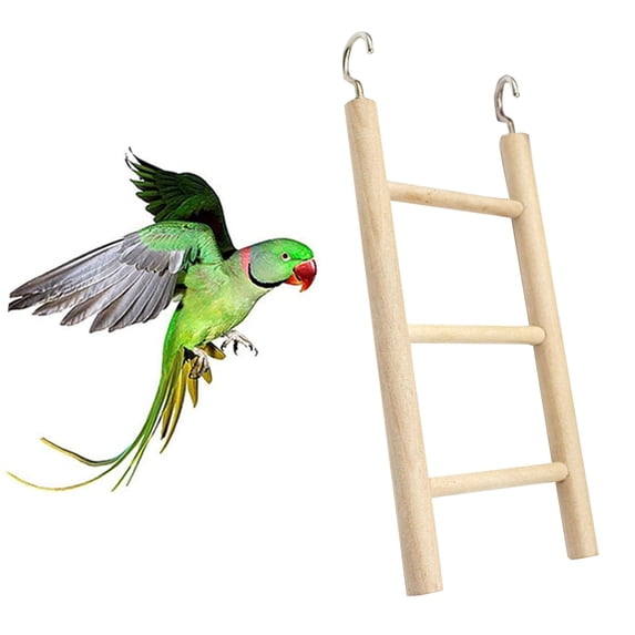 Runkheen Multifunctional Parrot Bird Cage Toys, Swing Perch Hammock Ladder Chew Play Accessories for Small Medium Budgies Cockatiels Lovebirds Finches