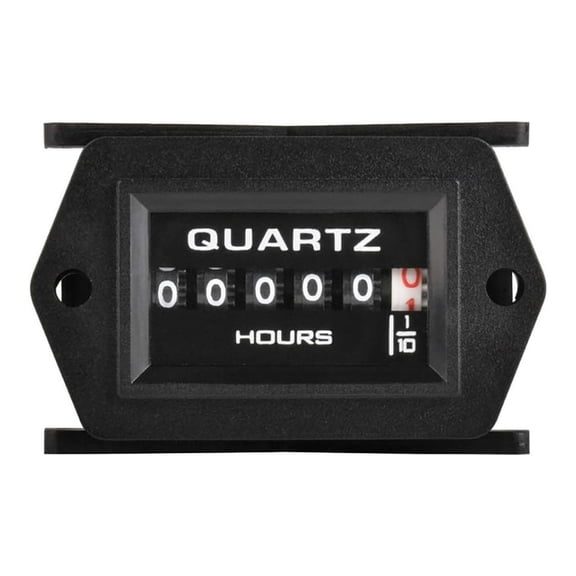 Runleader AC/DC 8V to 80V Powered Mechanical Hour Meter TOT Tracking for ZTR Lawn Mower Data Storage