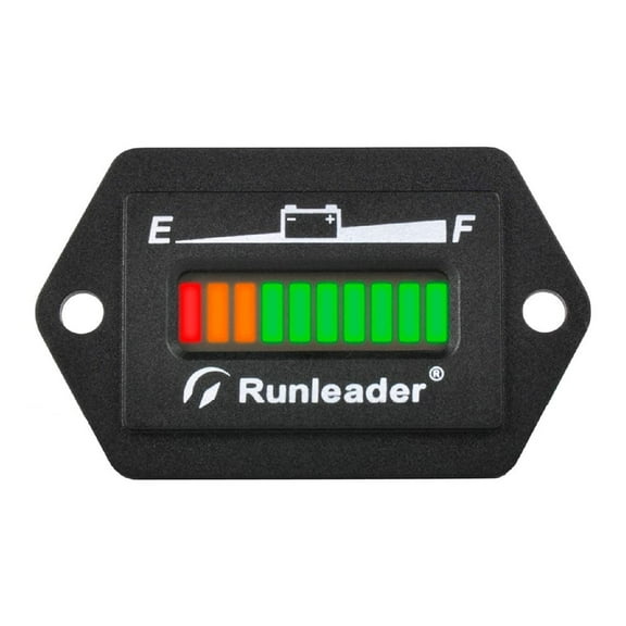Runleader BI026 36V Battery Fuel Gauge Meter Battery Level Meter for Lead Acid Battery Multiple