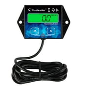 Runleader Backlight Hour Meter Tachometer Maintenance Reminder Lawn Mower ATV Motor Snowmobile