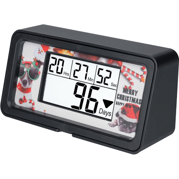 Runleader Digital LCD Screen Days Countdown Timer for Room Kitchen Desktop Time Management Birthdays