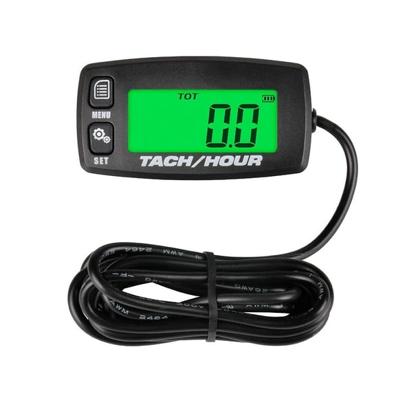 Runleader Digital Maintenance Tach/Hour Meter Battery Replacement Tractor Generator LCD Motorcycle