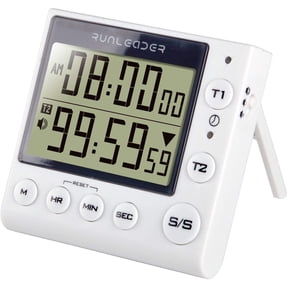 Runleader Digital Timer Loud Alarm LCD Display Kitchen Countdown Timer Management Clock Cooking Wall