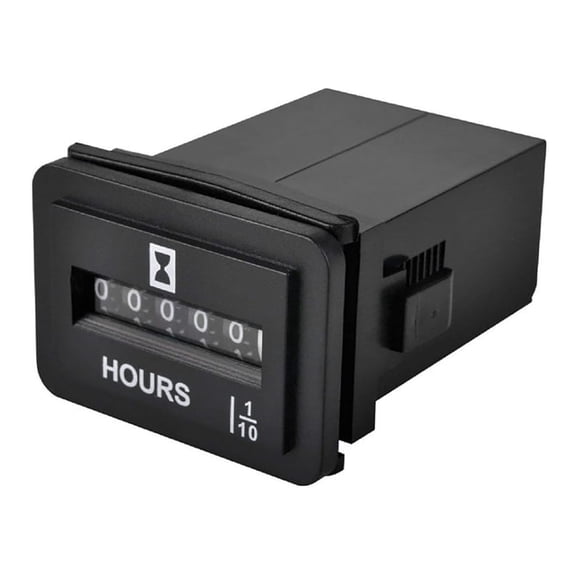 Runleader HM001 (AC110 to 250V)Mechanical Hour Meter TOT Track Engine for Lawn Mower Tractor