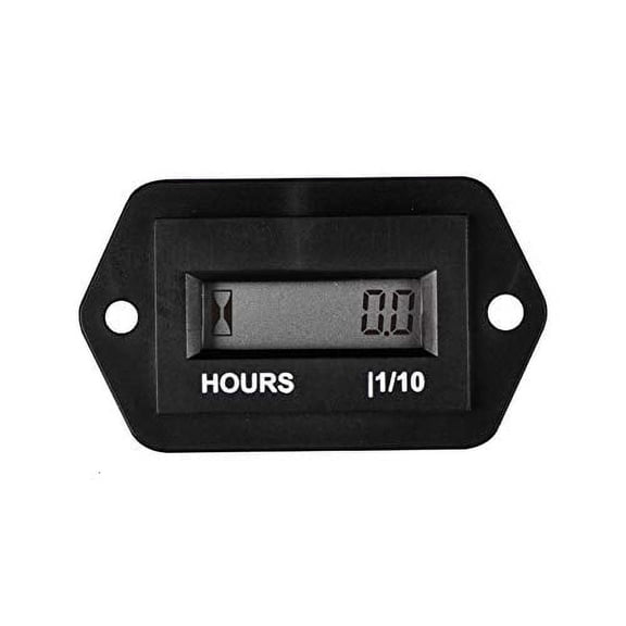 Runleader HM008 DC 4.5-90V Hour Meter Automatic with Digital LCD Display for Engine Mower Chainsaws