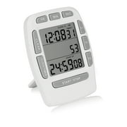 Runleader KT001 LCD 3 Channel Count-up/down Kitchen Timer Magnet Bracket Clock Stopwatch Loud Alarm