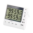 thumbnail image 1 of Runleader Dual-Channe LCD Count-up/Countdown Kitchen Timer Temperature Humidity Display Clock Alarm, 1 of 9