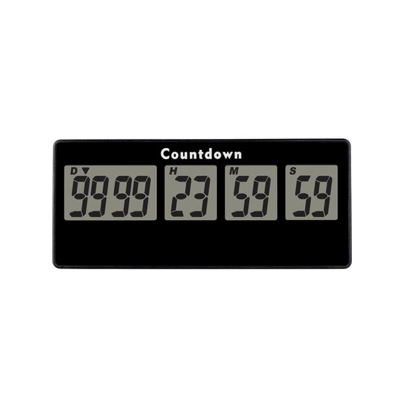 Runleader LCD 9999 Days Countdown Timer Clock Stopwatch Buzzer Alarm ...