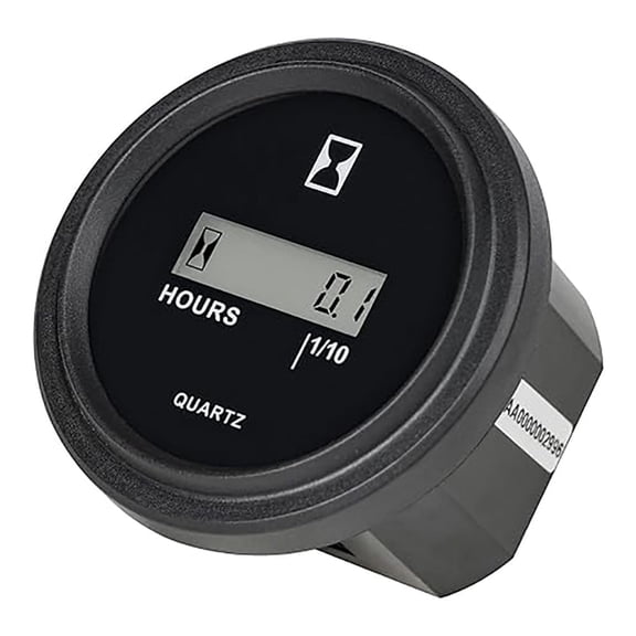 Runleader LCD Hour Meter AC 86V to 230V Data Storage & Waterproof Design for Garden Tractor Motor