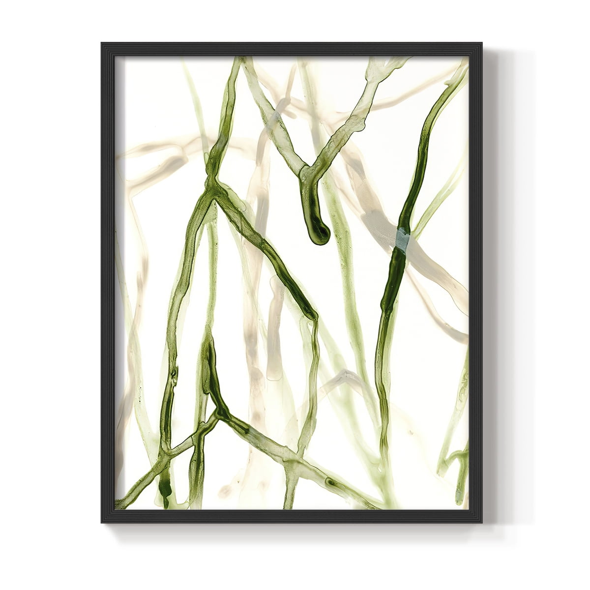 Runnel VII in Black Solid Wood 8 x 10 Framed Print