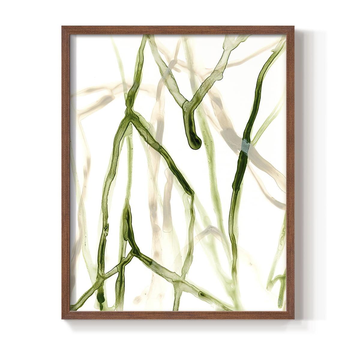 Runnel VII in Brown Solid Wood 8 x 10 Framed Print