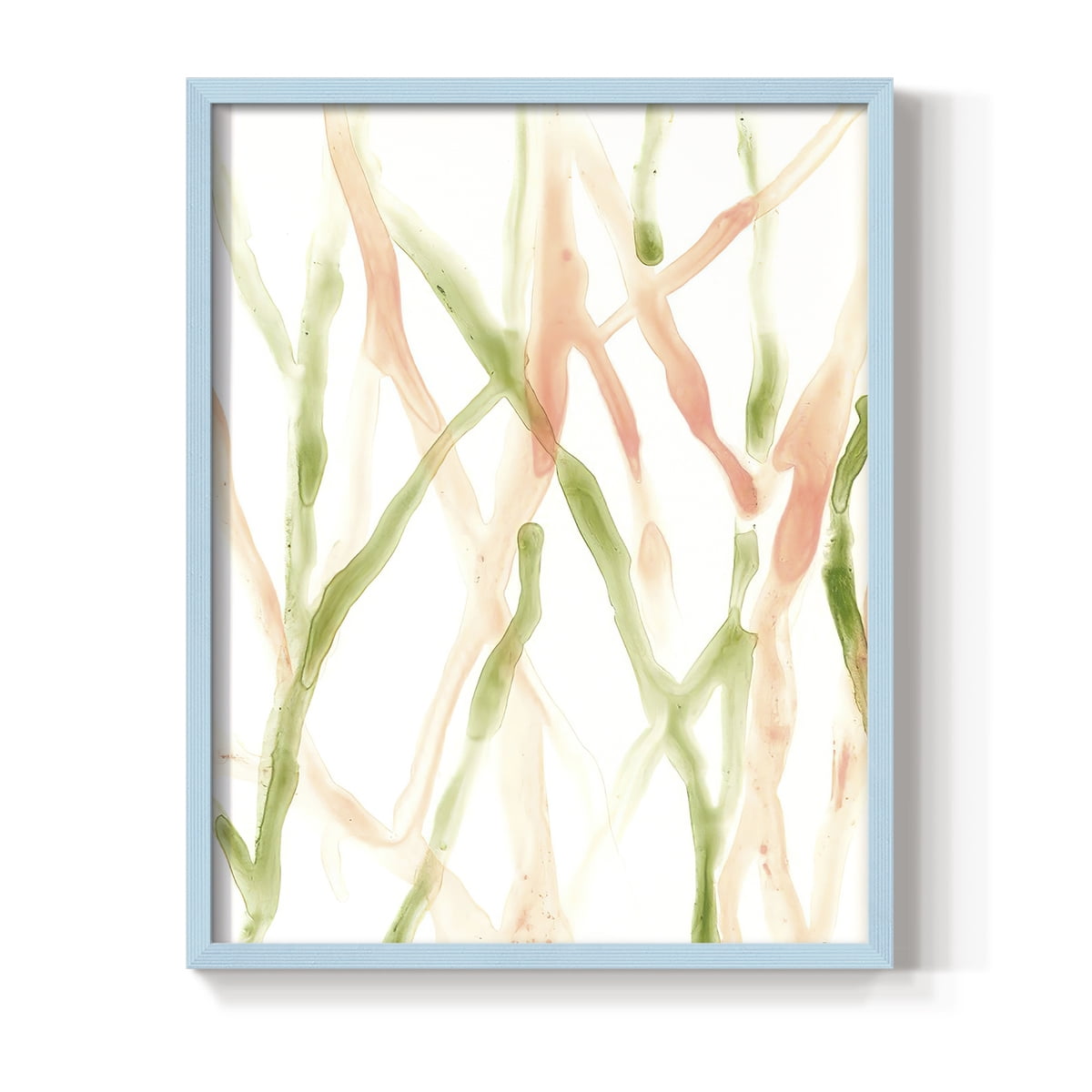 Runnel XIII in Blue Solid Wood 8 x 10 Framed Print