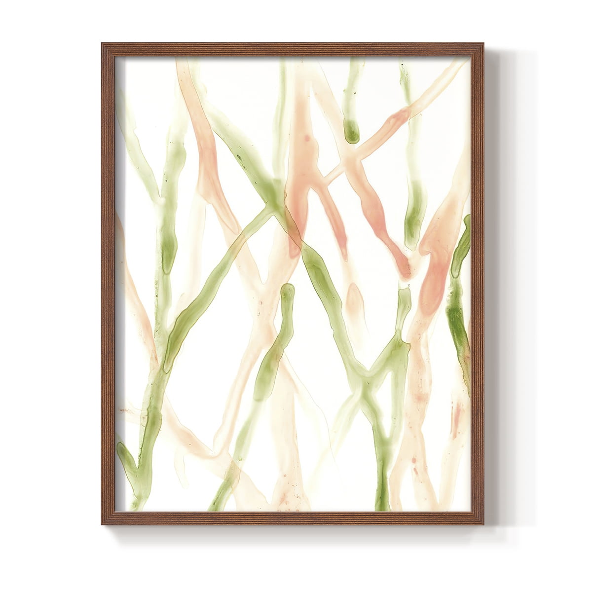Runnel XIII in Brown Solid Wood 8 x 10 Framed Print