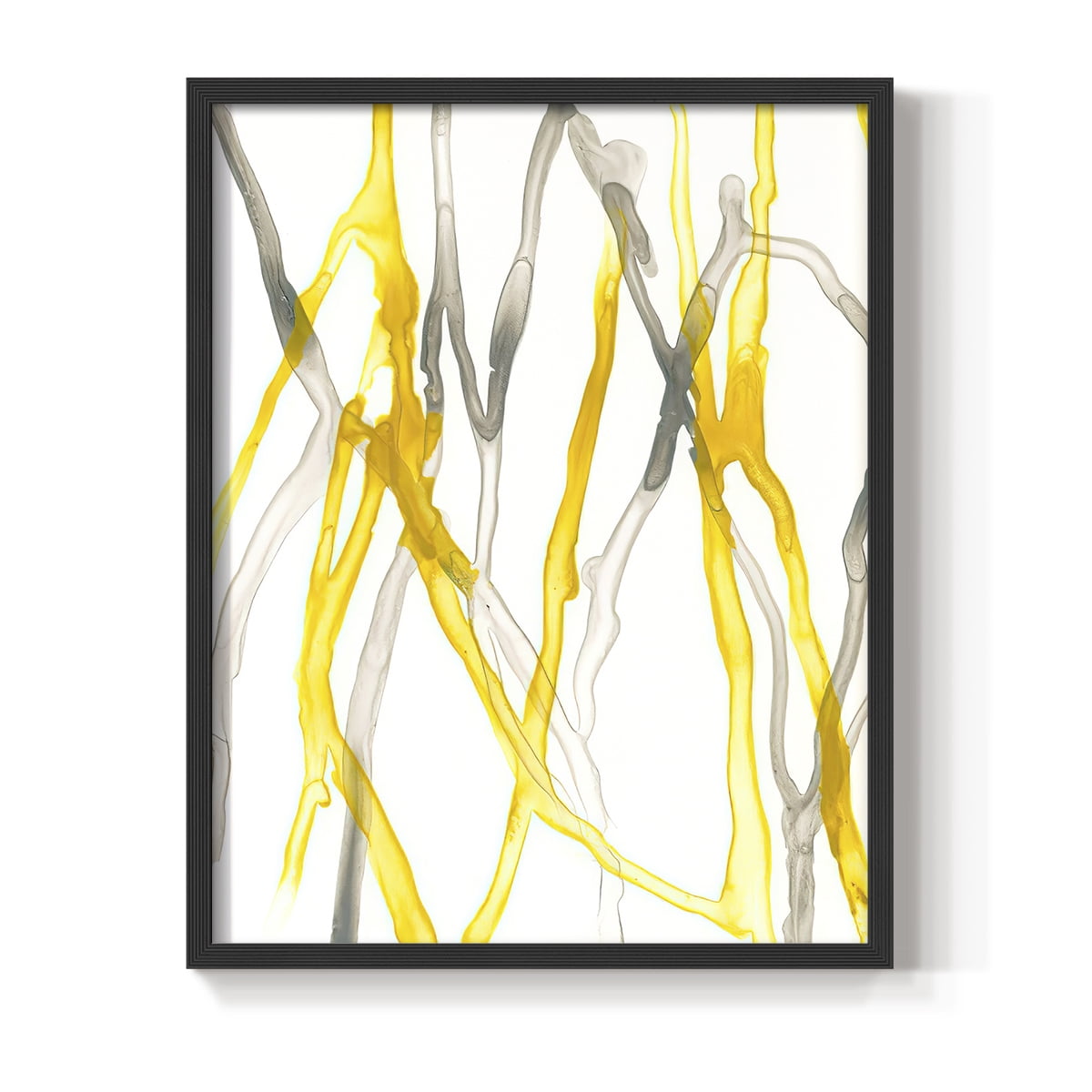 Runnel XIX in Black Solid Wood 8 x 10 Framed Print