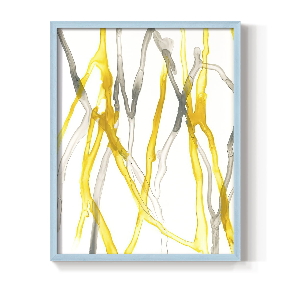Runnel XIX in Blue Solid Wood 8 x 10 Framed Print