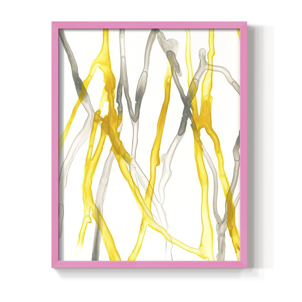Runnel XIX in Pink Solid Wood 8 x 10 Framed Print