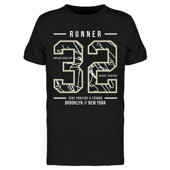 Runner 32 T-Shirt Men -Image by Shutterstock, Male x-Large