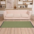 thumbnail image 1 of Runner Area Rug Soft Non-Slip Washable Carpet for Hallway Bedroom Living Room Home Decor 2"x6" Olive Green, 1 of 8